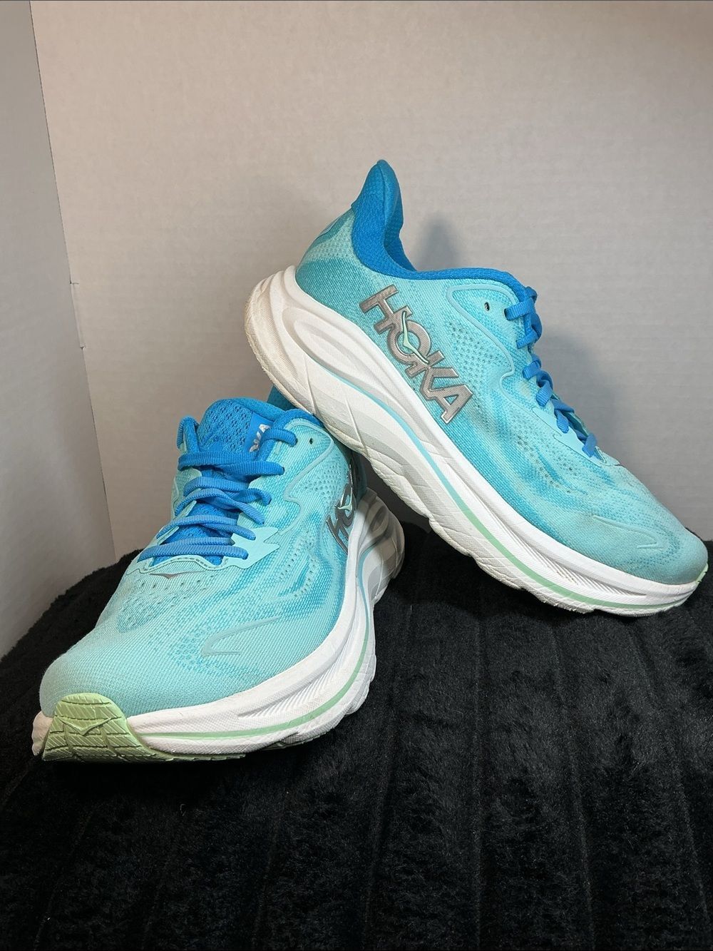 HOKA Clifton 10 Women’s Size 10 Skyward Blue Cielo Running Walking Shoes 1162031